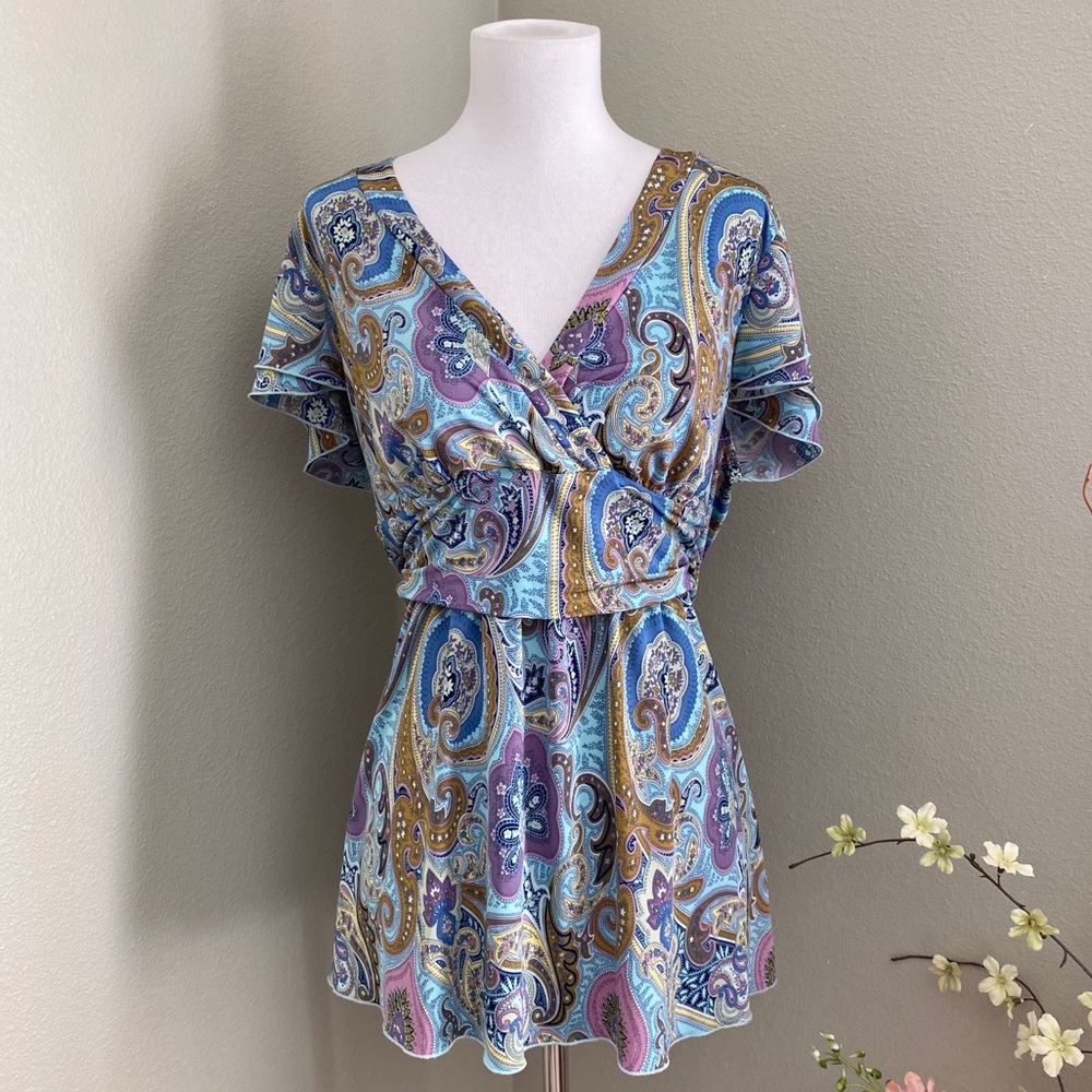 Etcetera Paisley Print Top